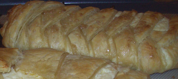 Finished product, braided and baked